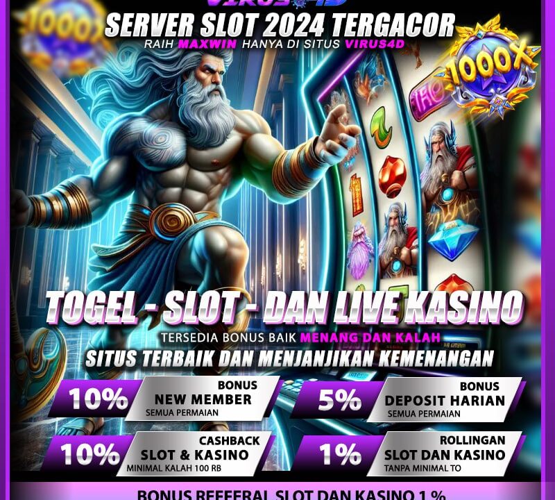 Situs Slot, Togel, Casino Terbukti Gacor Virus4D